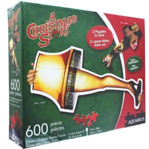 A Christmas Story 600 Piece 2 Sided Jigsaw Puzzle, Has ALL Pieces